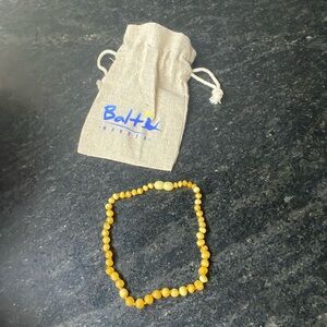 Teething Necklace Baltic Amber Baltic Wonder Natural Knotted Safety Baby CB